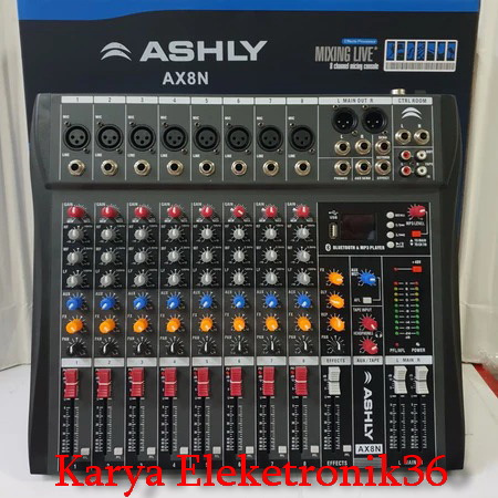 MIXER ASHLY AX8N MIXER ASHLY AX8 N