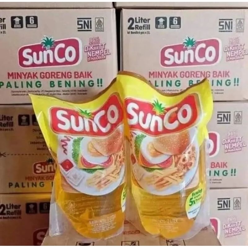 

Minyak sunco 2 liter 1 dus