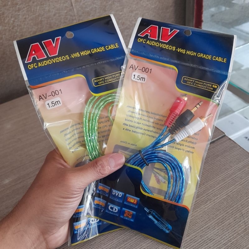 KABEL AUX 2 IN 1 / RCA 1.5M