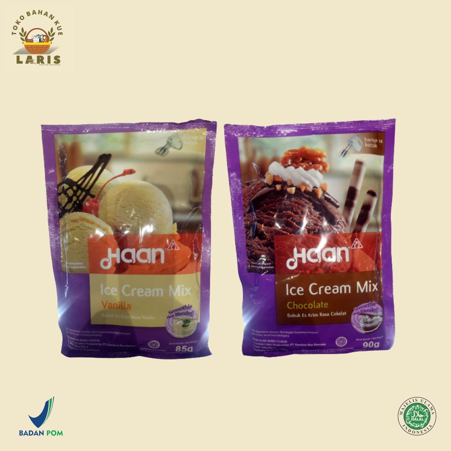 

HAAN ICE CREAM MIX KEMASAN SACHET 75 GRAM