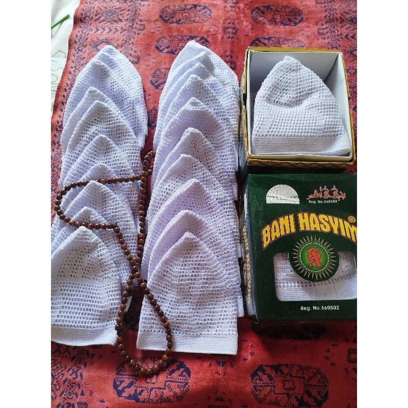 kopiah rajut yaman motif tebal