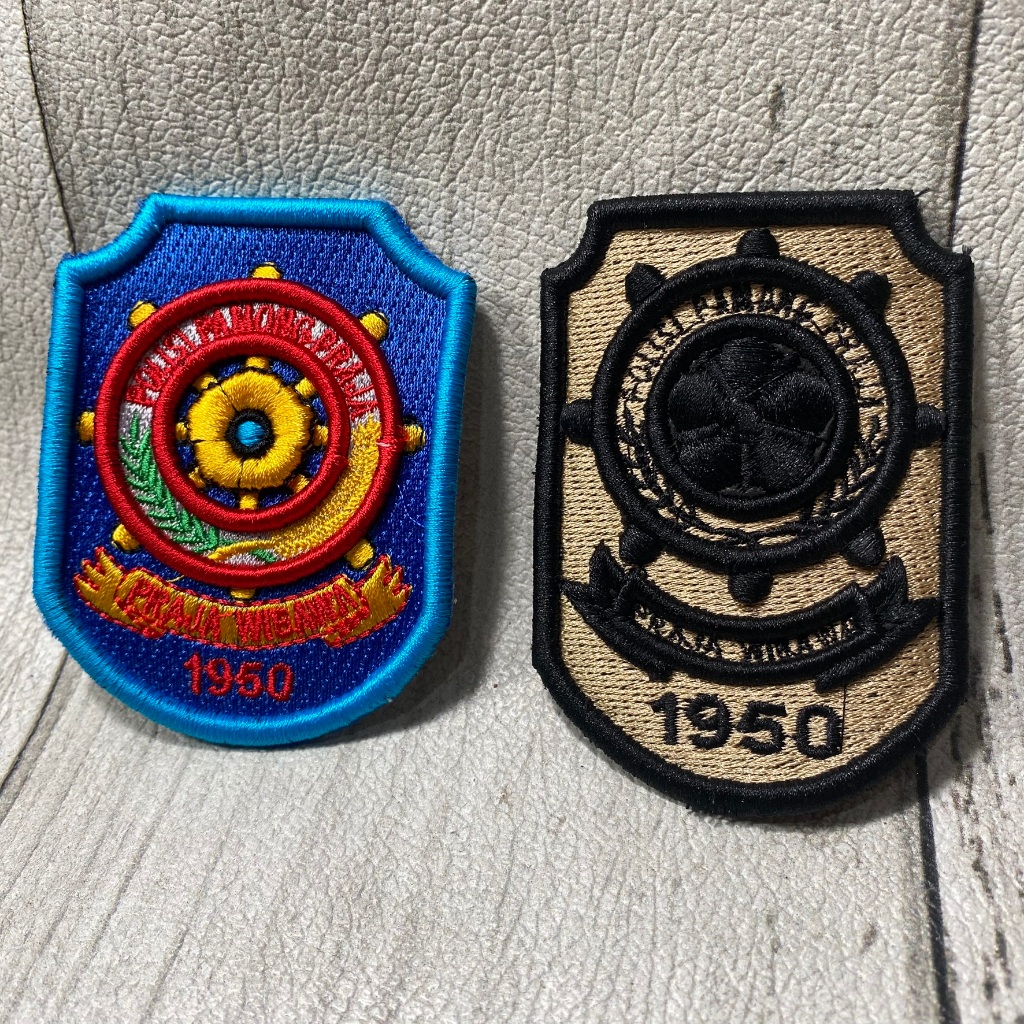 Atribut Kewenangan SATPOL PP Bordir Timbul POL PP Bet Badge  KEWENANGAN SATPOL PP PDH TIMBUL