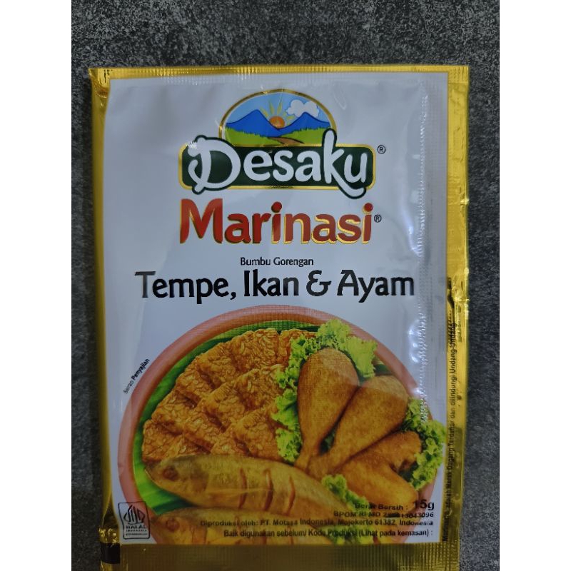 

Bumbu Marinasi Desaku Kemasan 1 Sachet