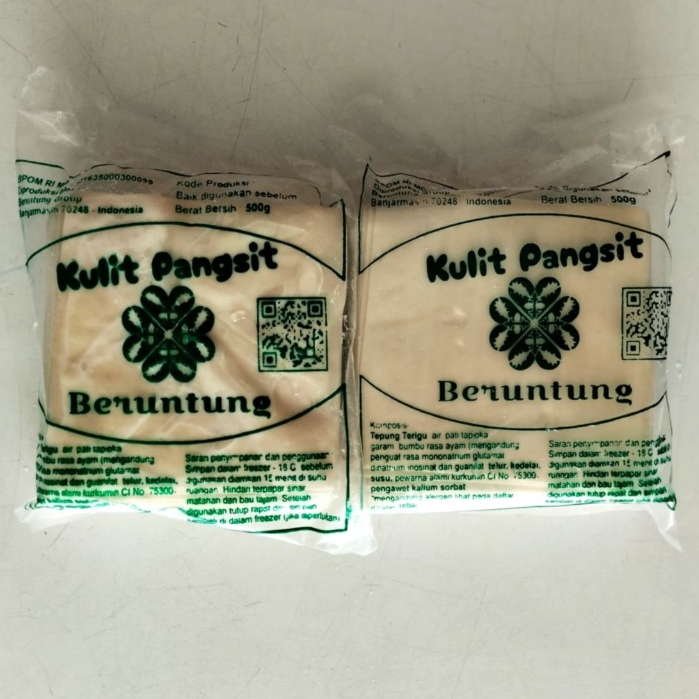 

Kulit Pangsit Kotak Beruntung Rasa Original dan Bawang Boboy Netto 500gr Kulit Pangsit Serbaguna