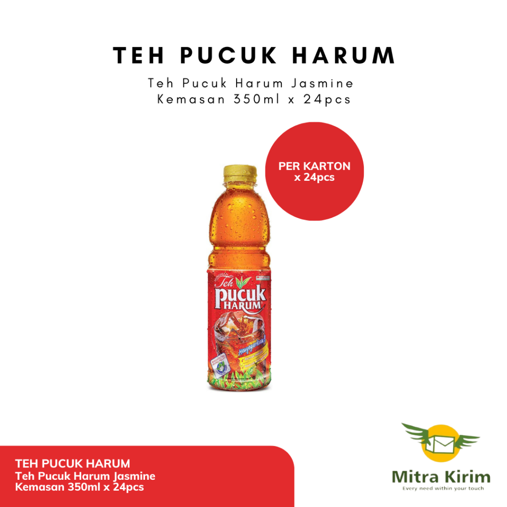 

Teh Pucuk Harum Jasmine Kemasan 350ml x 24pcs - Per Karton