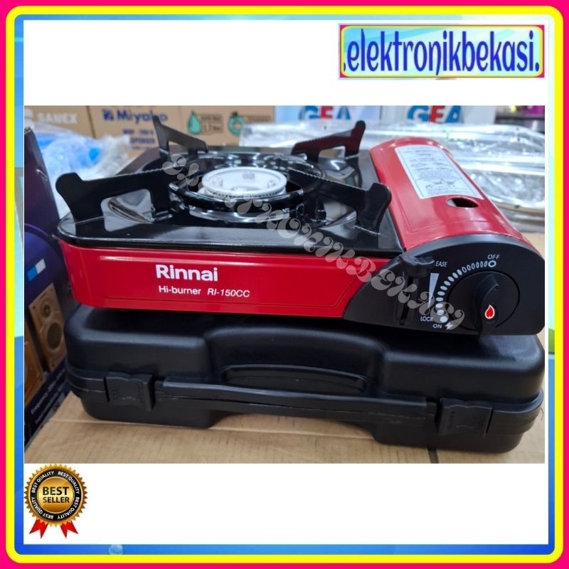 KOMPOR GAS PORTABLE RINNAI RI 150 CC / RINNAI KOMPOR GAS PORTABLE RI 150 CC  / RINNAI RI-150CC