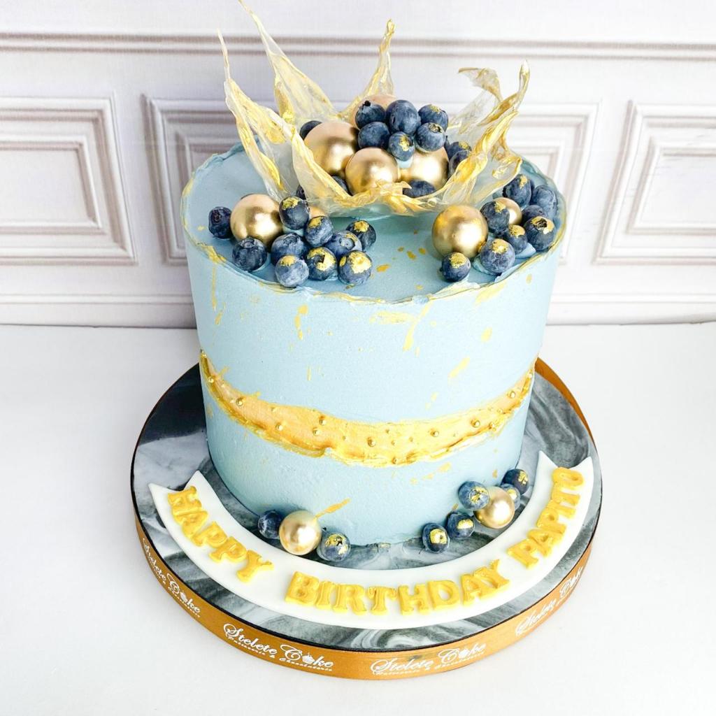 

Kue Ulang Tahun/Birthday cake/Kue Ultah Tema Blueberry/Kue Birthday Blueberry