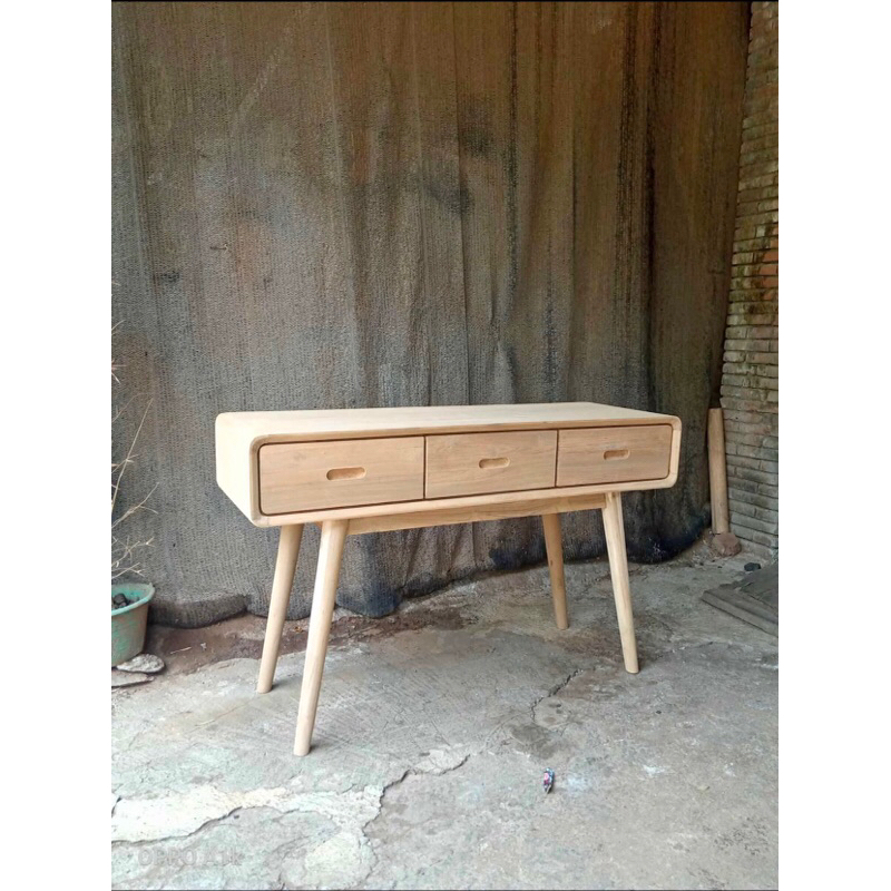 Meja Konsol Retro Jati Tua