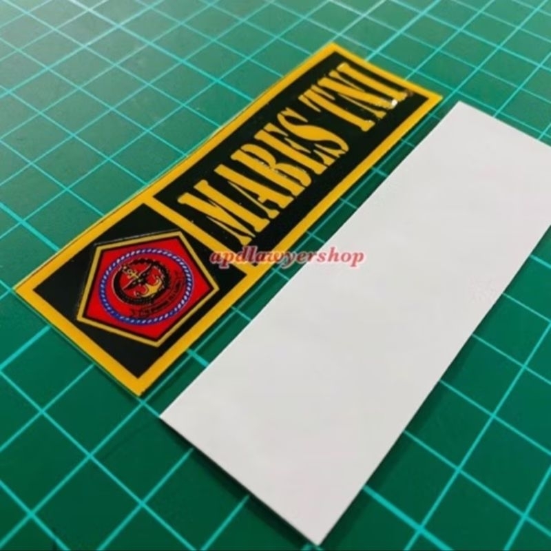 Stiker Sticker Tempelan Kaca Mobil Motor Logo MABES TNI Satuan