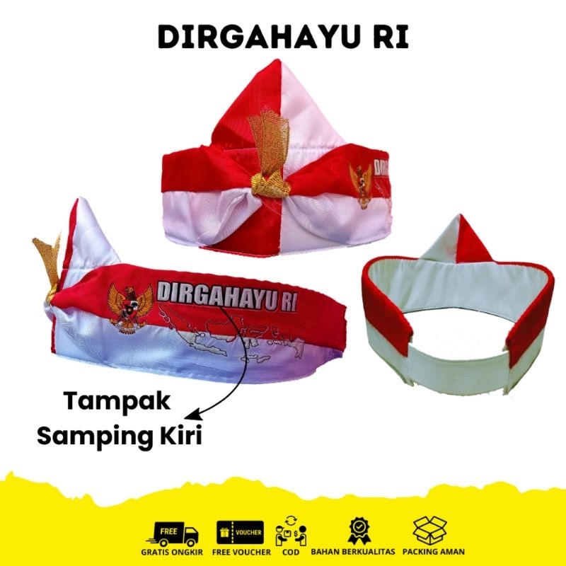 IKAT KEPALA MERAH PUTIH BANDO BANDANA 17 AGUSTUS