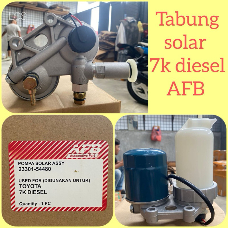 tabung solar bawah - separator - pompa solar Toyota 7K diesel 2L 23301-54480 AFB