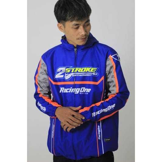 Racing One / Jaket Parasut Full Printing Rx-King - bahan tahan air