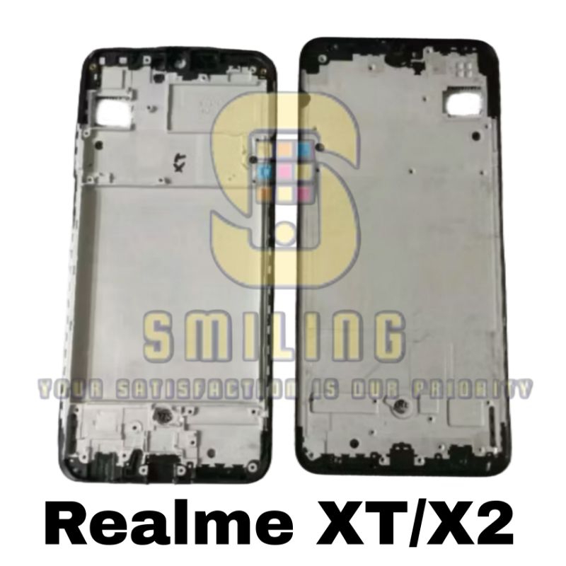 FRAME TULANG TENGAH DUDUKAN LCD TATAKAN LCD REALME XT / REALME X2 NEW ORI