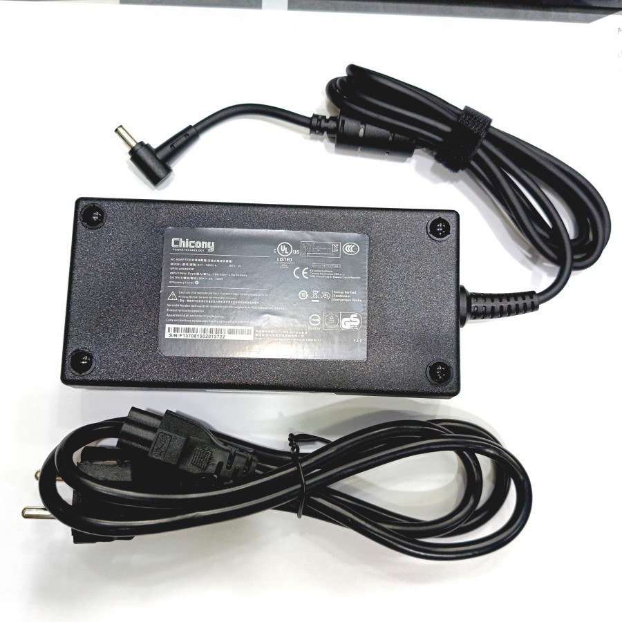 Adaptor Charger Chicony 20V 9A DC 4.5-3.0mm