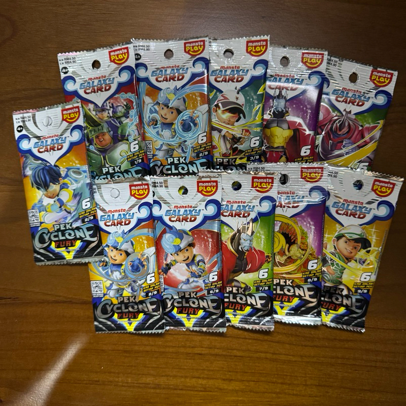 PEK CYCLONE FURY MONSTA GALAXY CARD