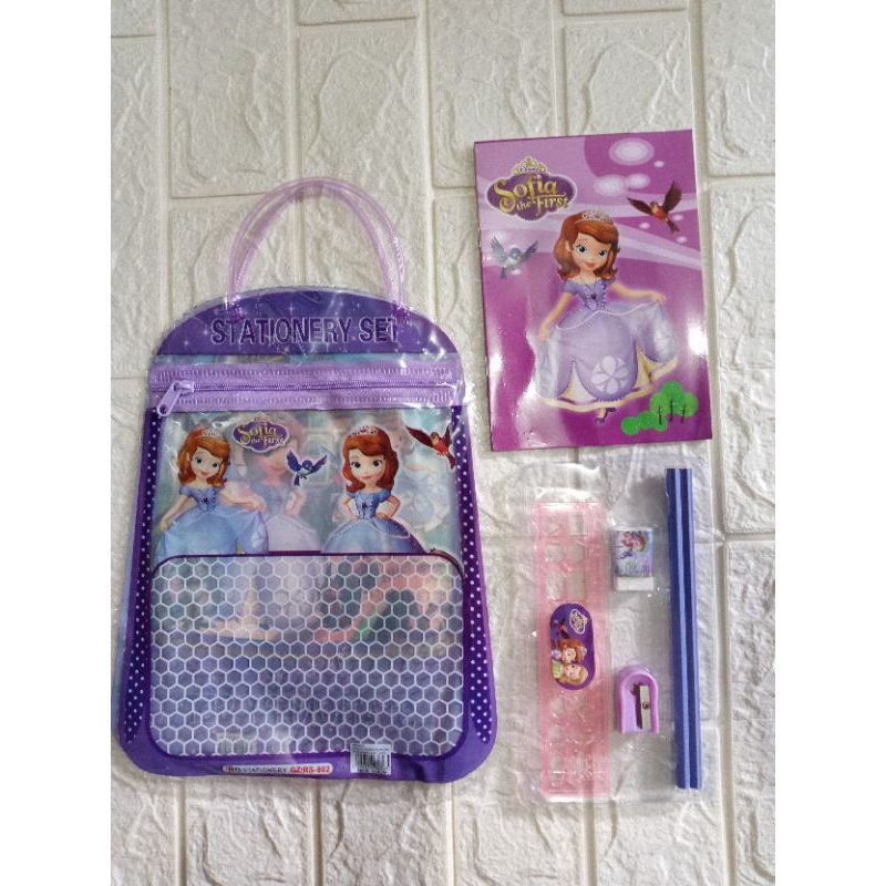 

set alat tulis sekolah anak karakter
