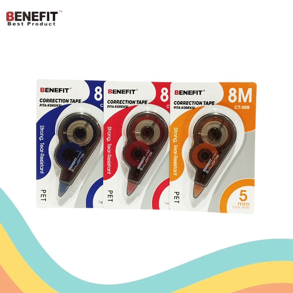 

CORRECTION TAPE BENEFIT CT-508 (1 PCS)