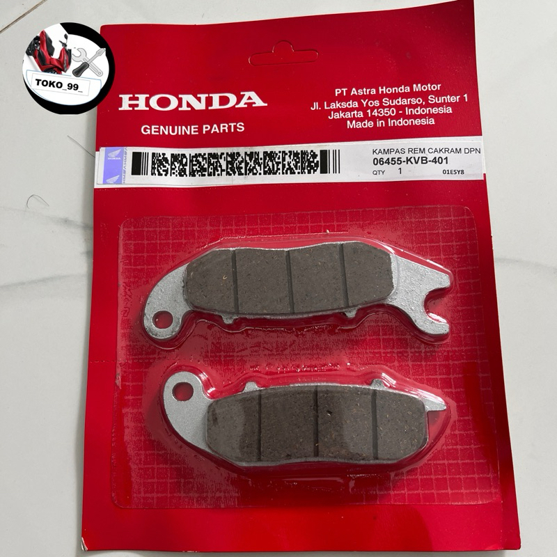 Dispad depan PCX 150 ABS Vario lama pnp crf 150 (KVB) panjg