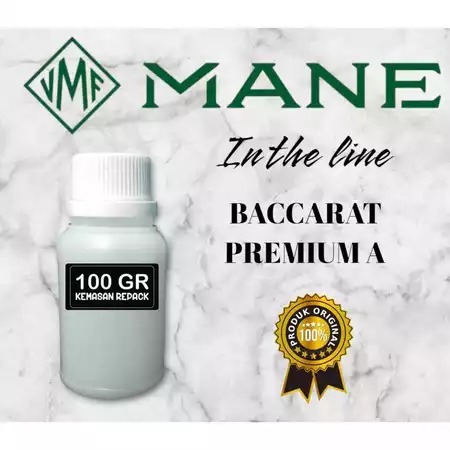 (100 GRAM) BACCARAT GRADE A PREMIUM BY MANE BIBIT PARFUM MURNI BACCARAT ROUGE.