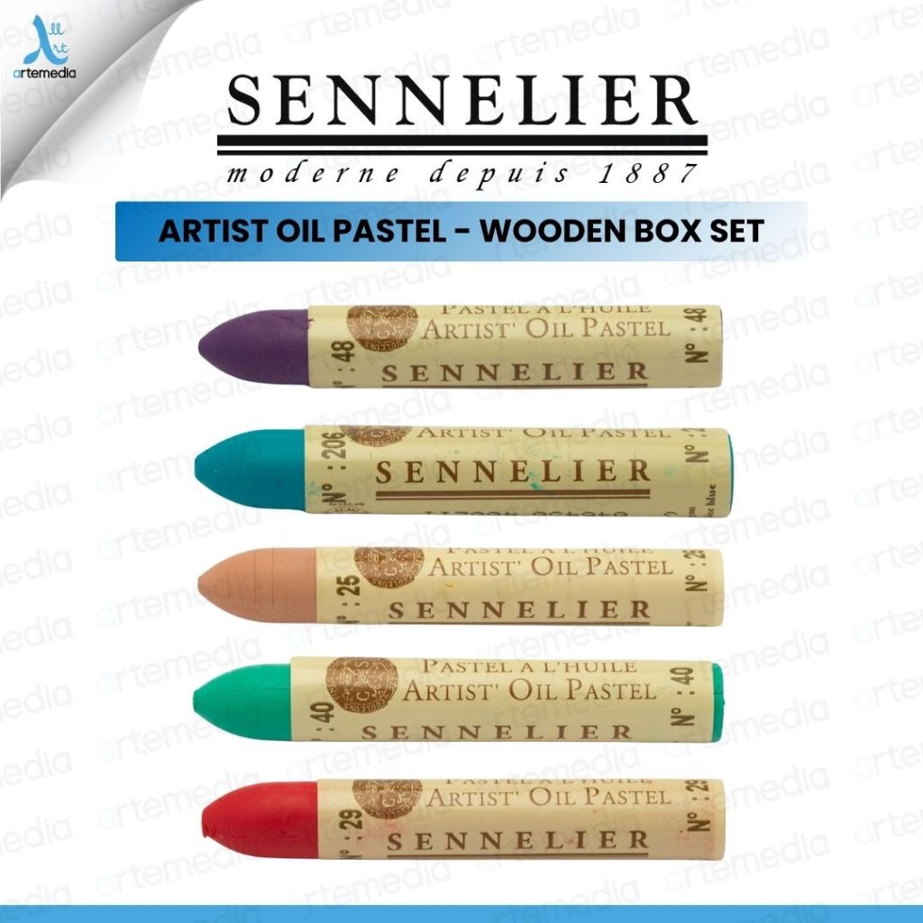 

Sennelier Artist Oil Pastel Color Wooden Box Set