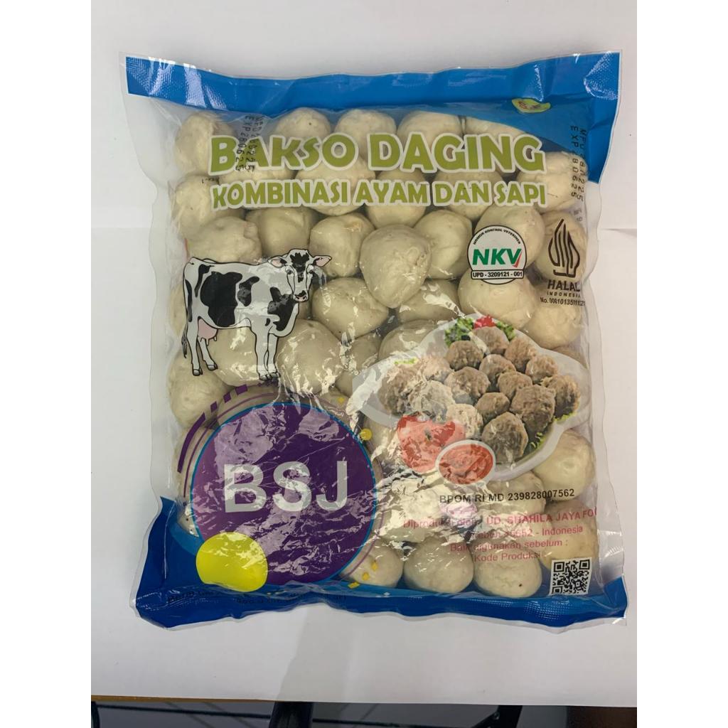 

Bakso Sapi BSJ isi 50 butir berat 600 gram pentol baso Halal