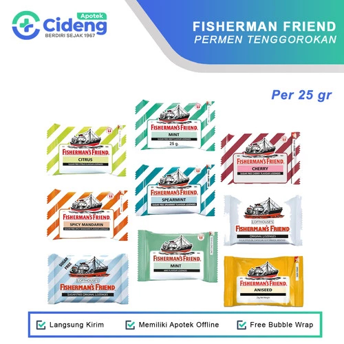 FISHERMAN FRIEND PERMEN TENGGOROKAN