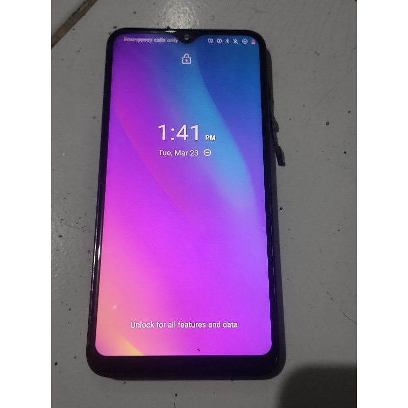 lcd frame fullset Advan g5 triple camera 6201 ori copotan
