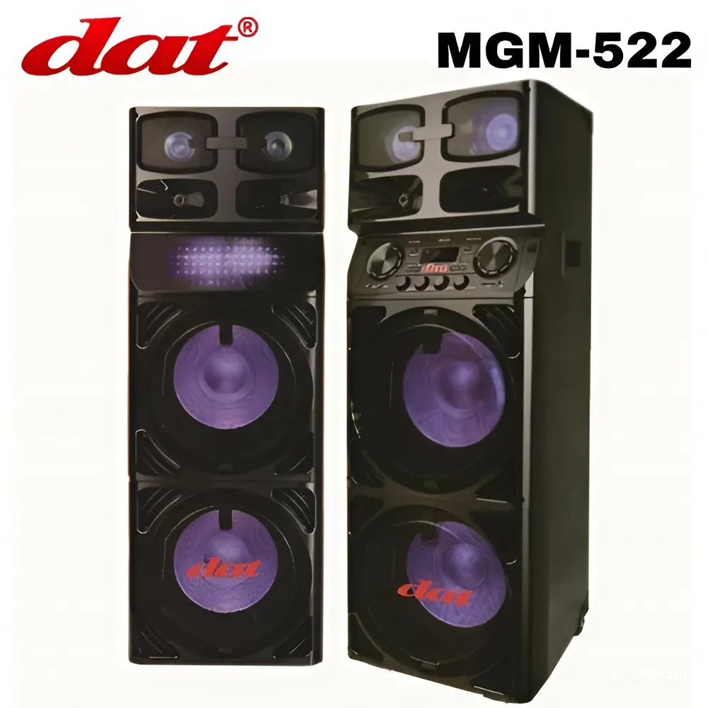 SPEAKER AKTIF DAT MGM 522 BLUETOOTH SUPER BASS 10 INCH TERMURAH GARANSI