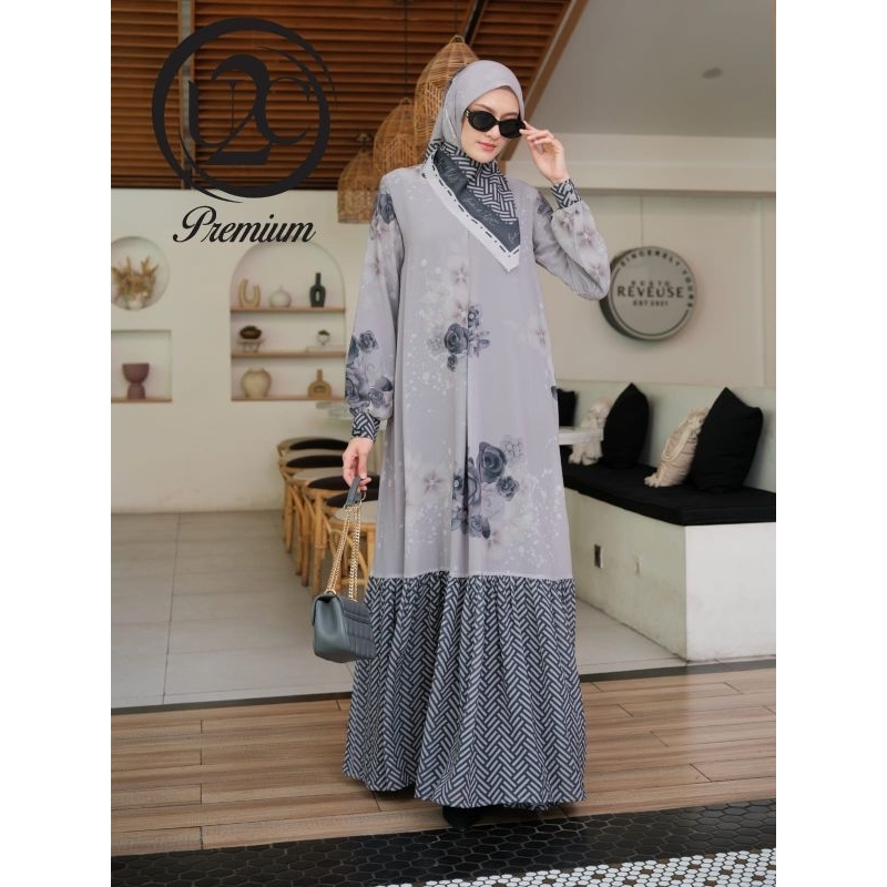 gamis ATIQAH  PREMIUM SYAR'I By Butik U2C ORI