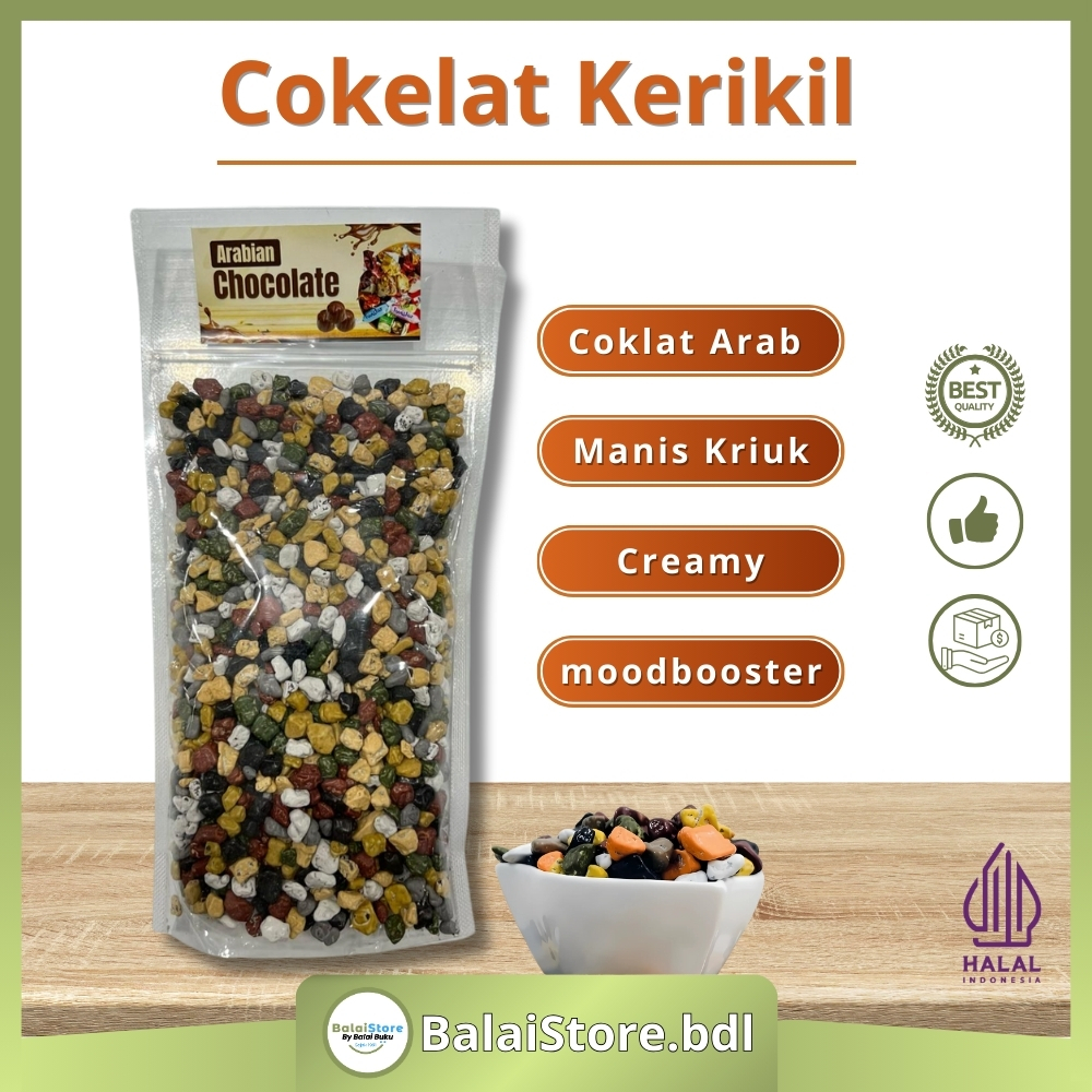 

Cokelat Kerikil Cokelat Batu Khas Arab Kemasan 1 Kg 500 Gram Oleh Oleh Haji dan Umrah