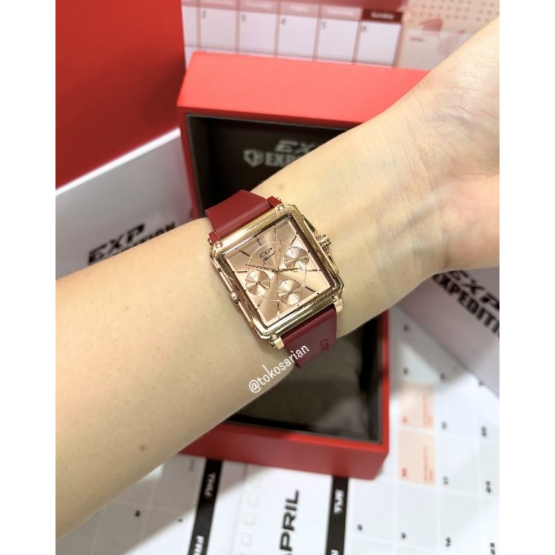 Expedition E6618B Original Bergaransi Jam Tangan Wanita
