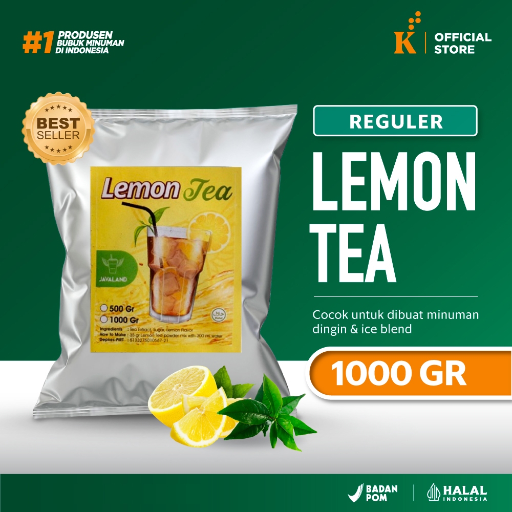 

Bubuk Minuman Bubble Drink Rasa Lemon Tea Javaland 1 kg