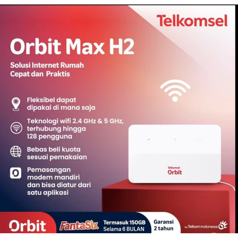 TELKOMSEL ORBIT MAX H2 B636-336 WHITE