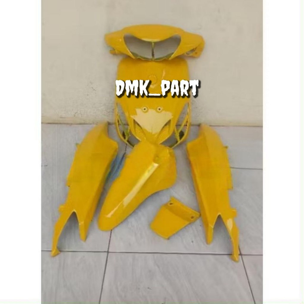 Cover body full halus Yamaha Mio Smile warna kuning