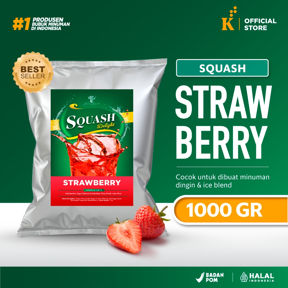 

Bubuk Minuman Bubble Powder Drink Rasa Squash Strawberry Javaland 1 kg