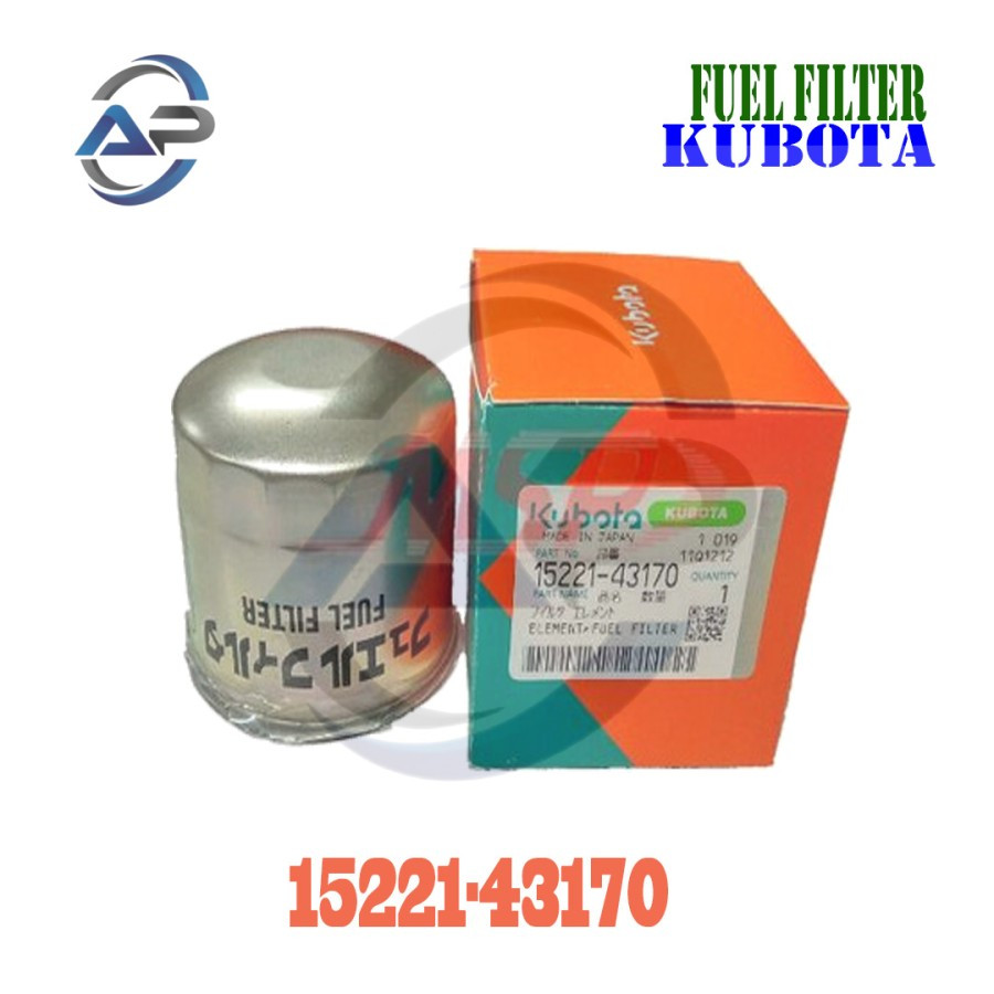 KUBOTA 15221-43170 15221 43170 1522143170 FUEL FILTER - GENUINE JAPAN