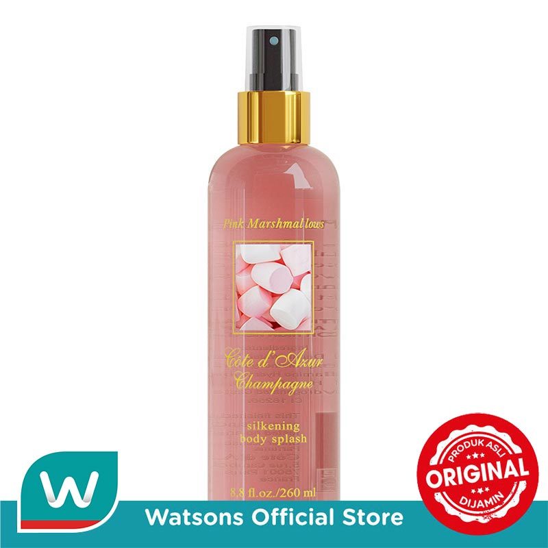 Cote D'Azur Champagne Body Mist Pink Marshmallows 260ml
