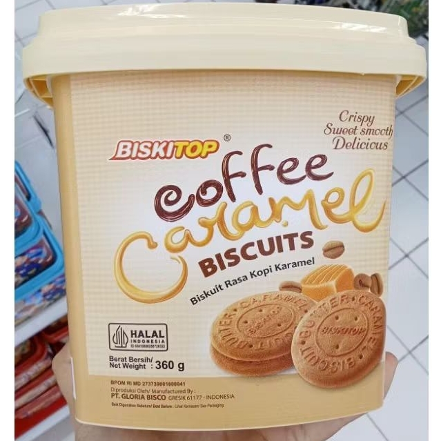 

biskitop coffee caramel 360 GRAM