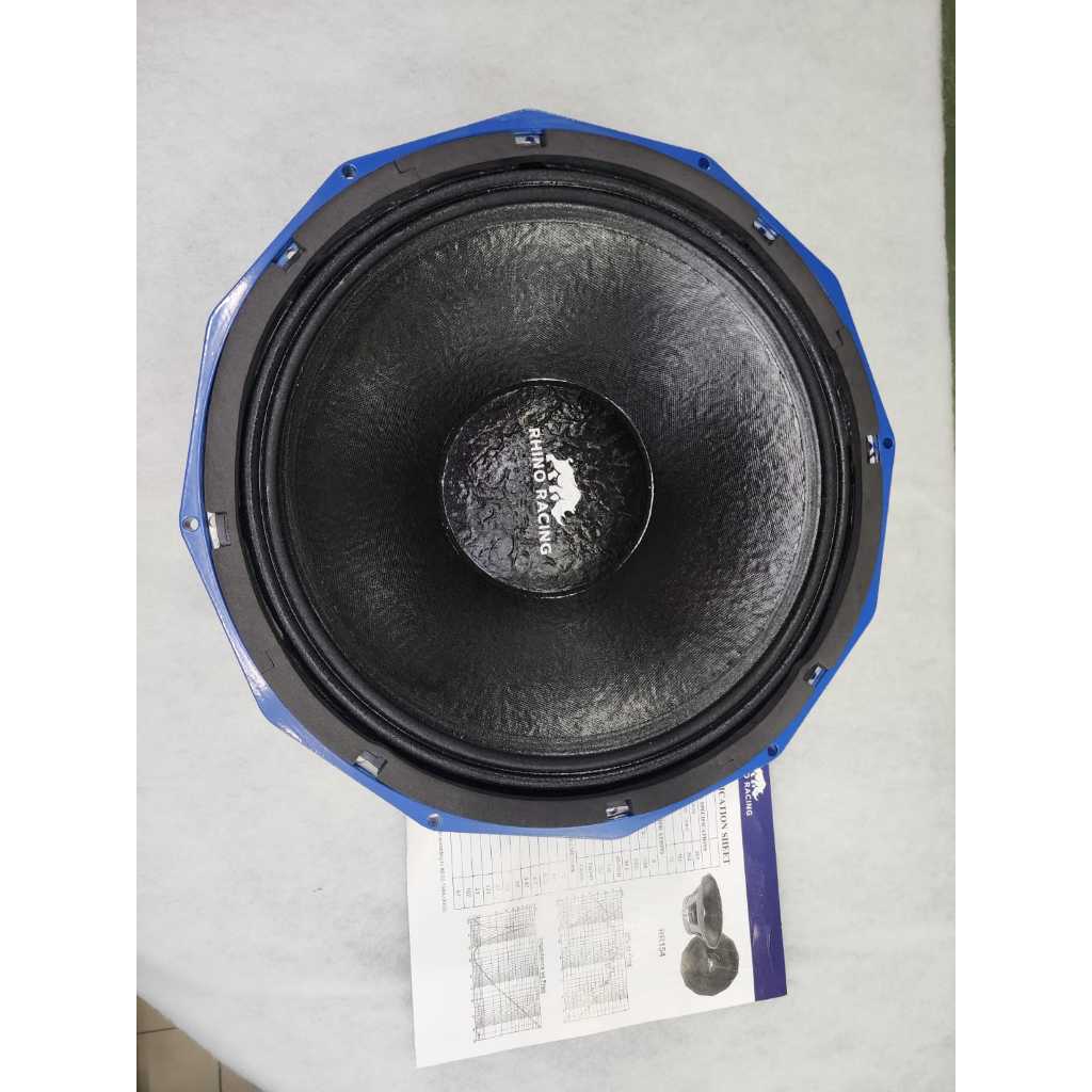 Speaker Rhino Racing RR154 / RR 154 – Midlow – Ferite Magnet 15 Inch – ORIGINAL