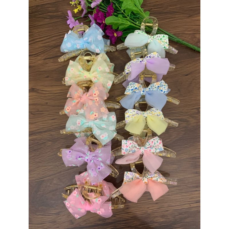 Jedai Pita Korea / Jepit Rambut Korea / Jepit Pita Motif Bunga