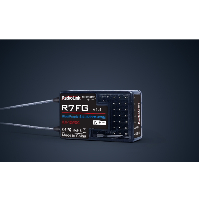 CRtoys Radiolink R7FG - Receiver RC6GS (7 Channel / Dual Antenna)