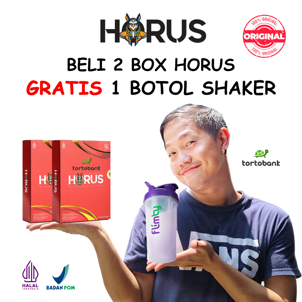 

PROMO 2 BOX HORUS ORIGINAL + BONUS FREE GIFT BOTOL SHAKER 700 ML - SETIAP PEMBELIAN 2 BOX HORUS ORIGINAL + GRATIS BONUS BOTOL SHAKER 700 ML - MINUMAN SERBUK RASA APEL HIJAU COCOK UNTUK KESEHATAN PRIA - BPOM DAN HALAL