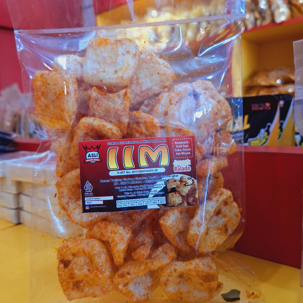 

Jangek (kerupuk kulit) balado/serundeng 100 gr