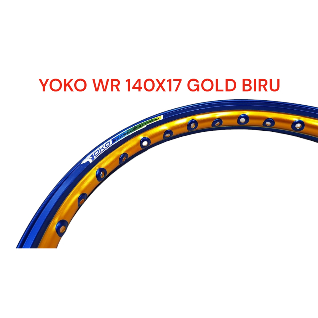 VELG YOKO WR 140 17 GOLD BIRU