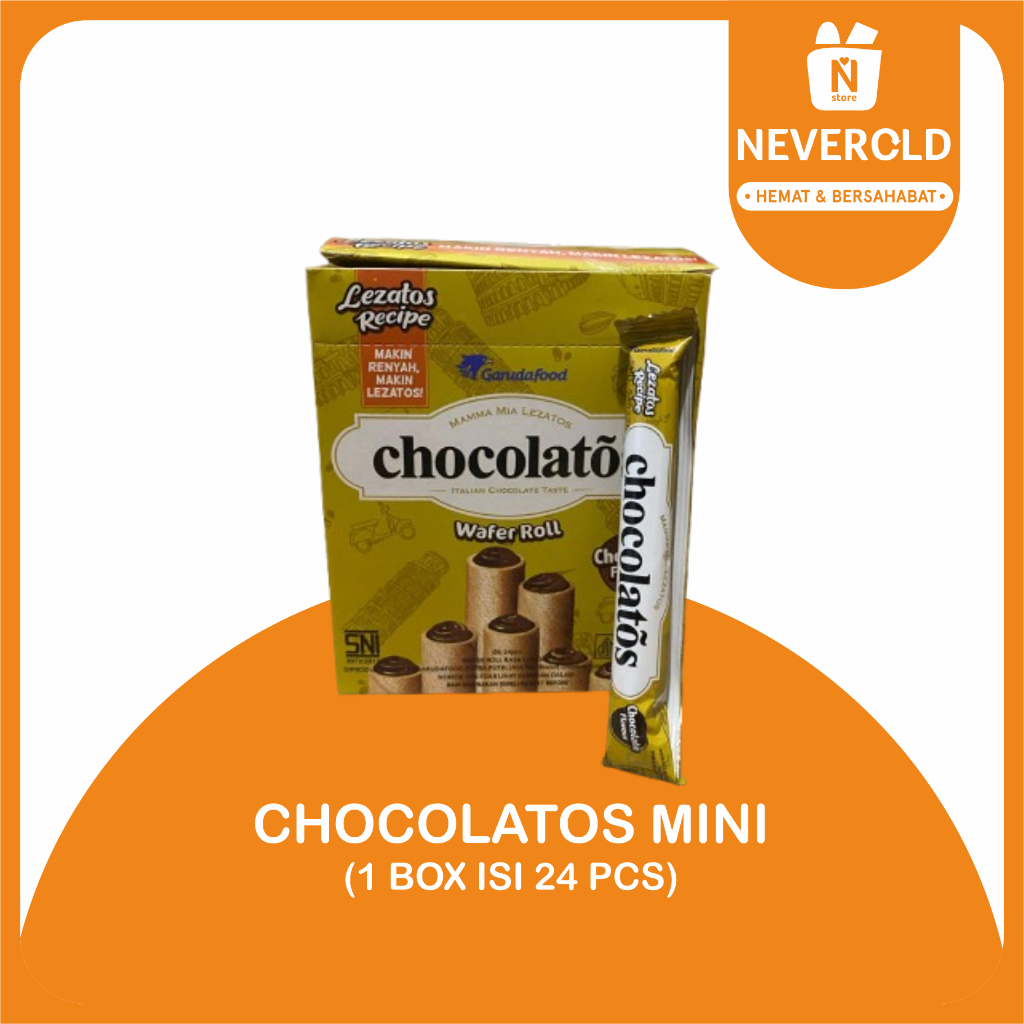 

Chocolatos Wafer Coklat Box isi 24