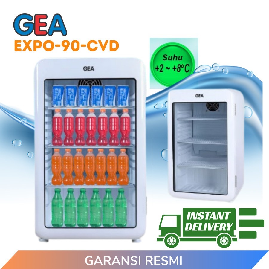 GEA EXPO-90 CVD Showcase Mini Display Chiller GEA EXPO-90CVD / EXPO 90 CVD White 90 Liter