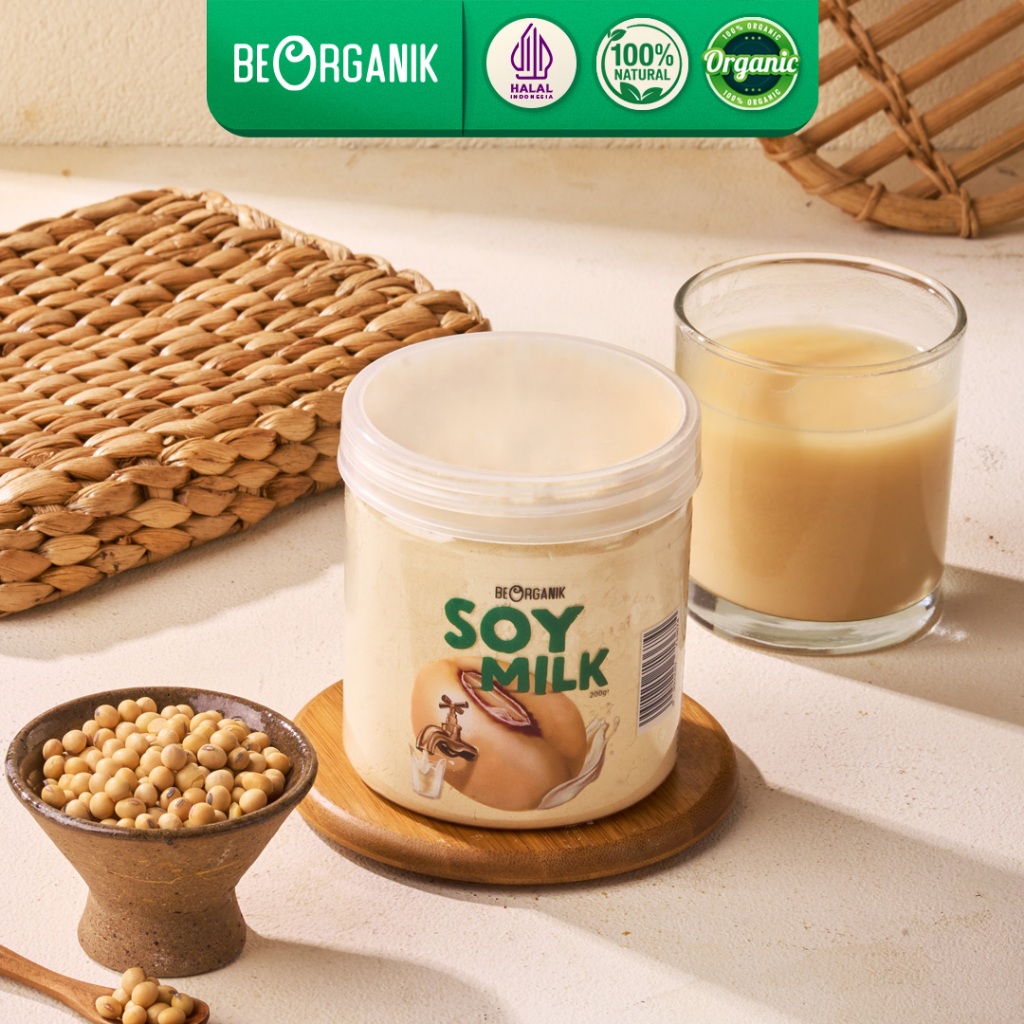 

Beorganik Soy Bean Milk Powder / Susu Kacang Kedelai / Kedele Bubuk 200gr