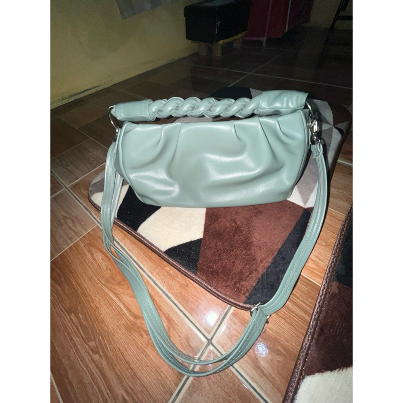 ( Preloved ) tas hijau