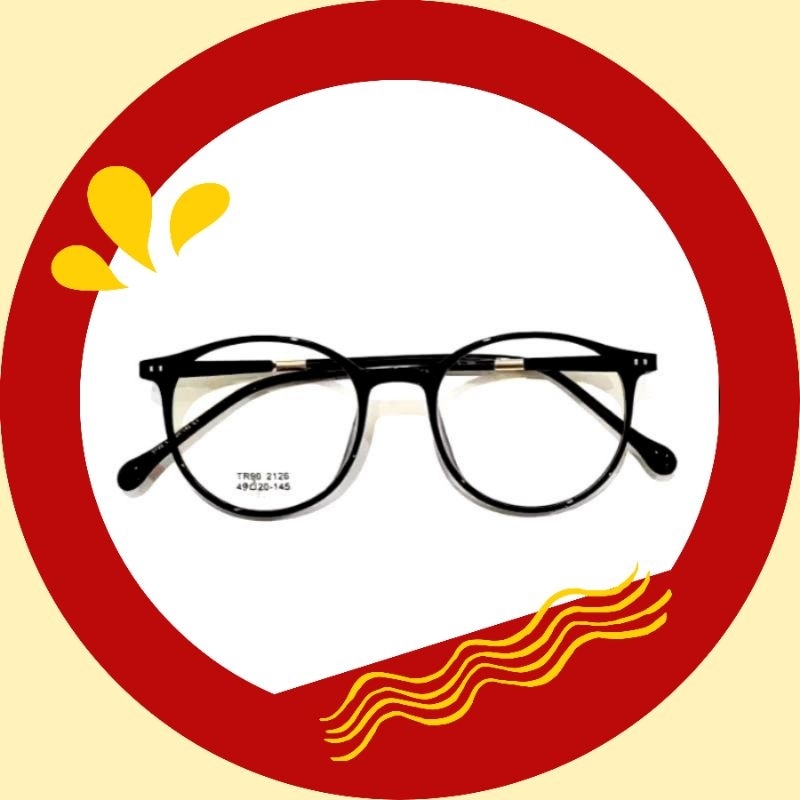 Kacamata Bulat 2126 Pria/Wanita