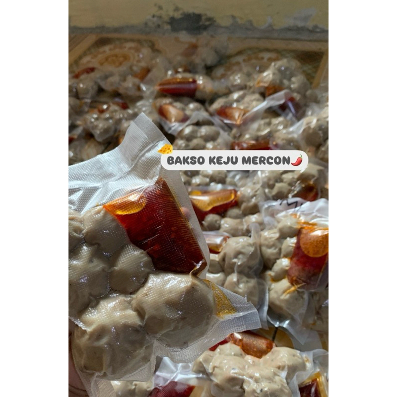 

Bakso keju moza / melt